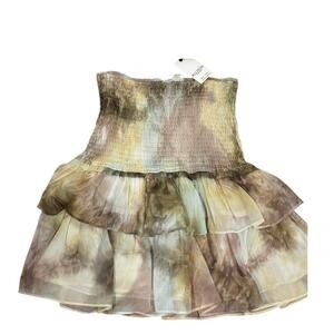 Allison New York Elegant Multicolor Tiered Skirt NWT
